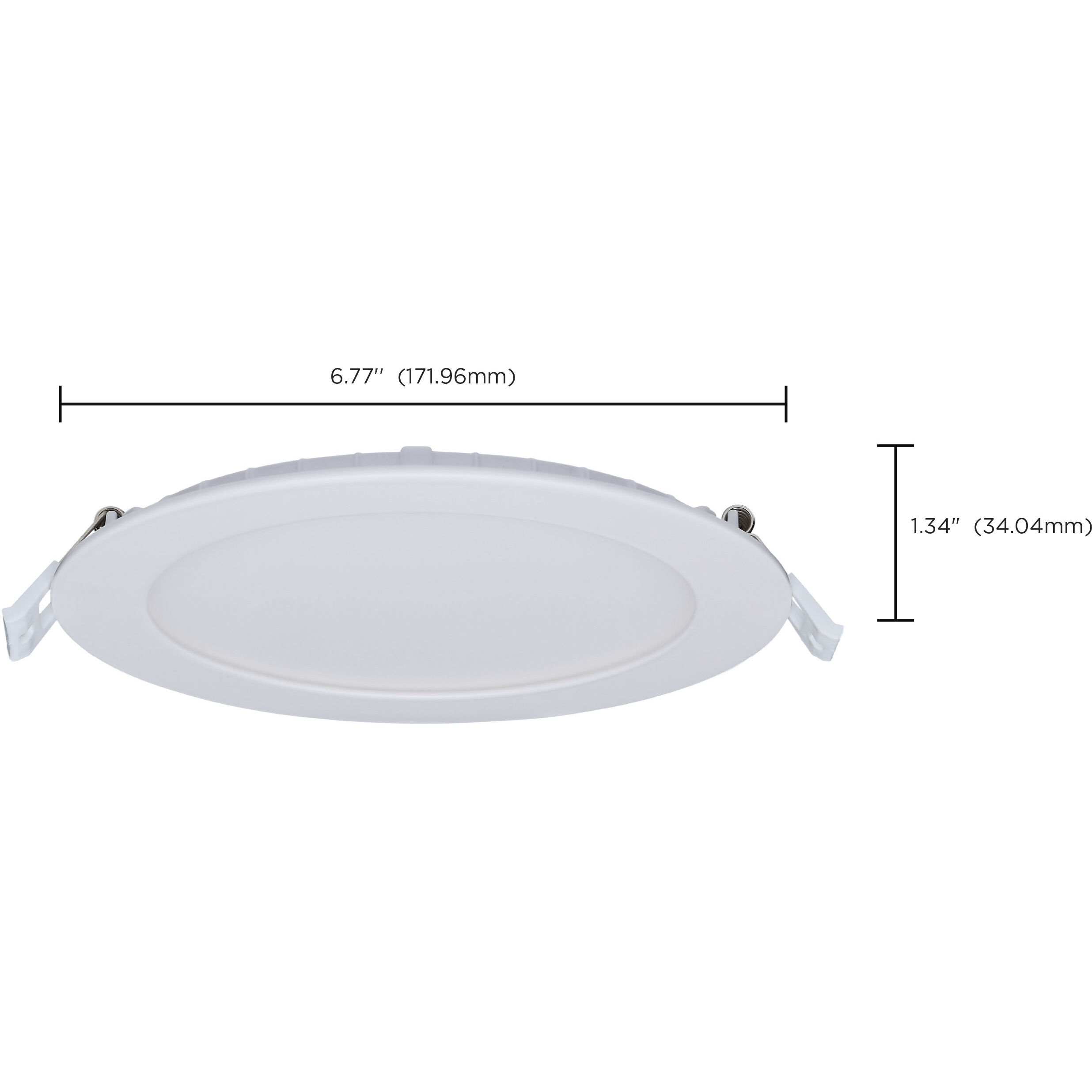 ColorQuick 6.77 inch White Direct Wire Downlight Ceiling Light