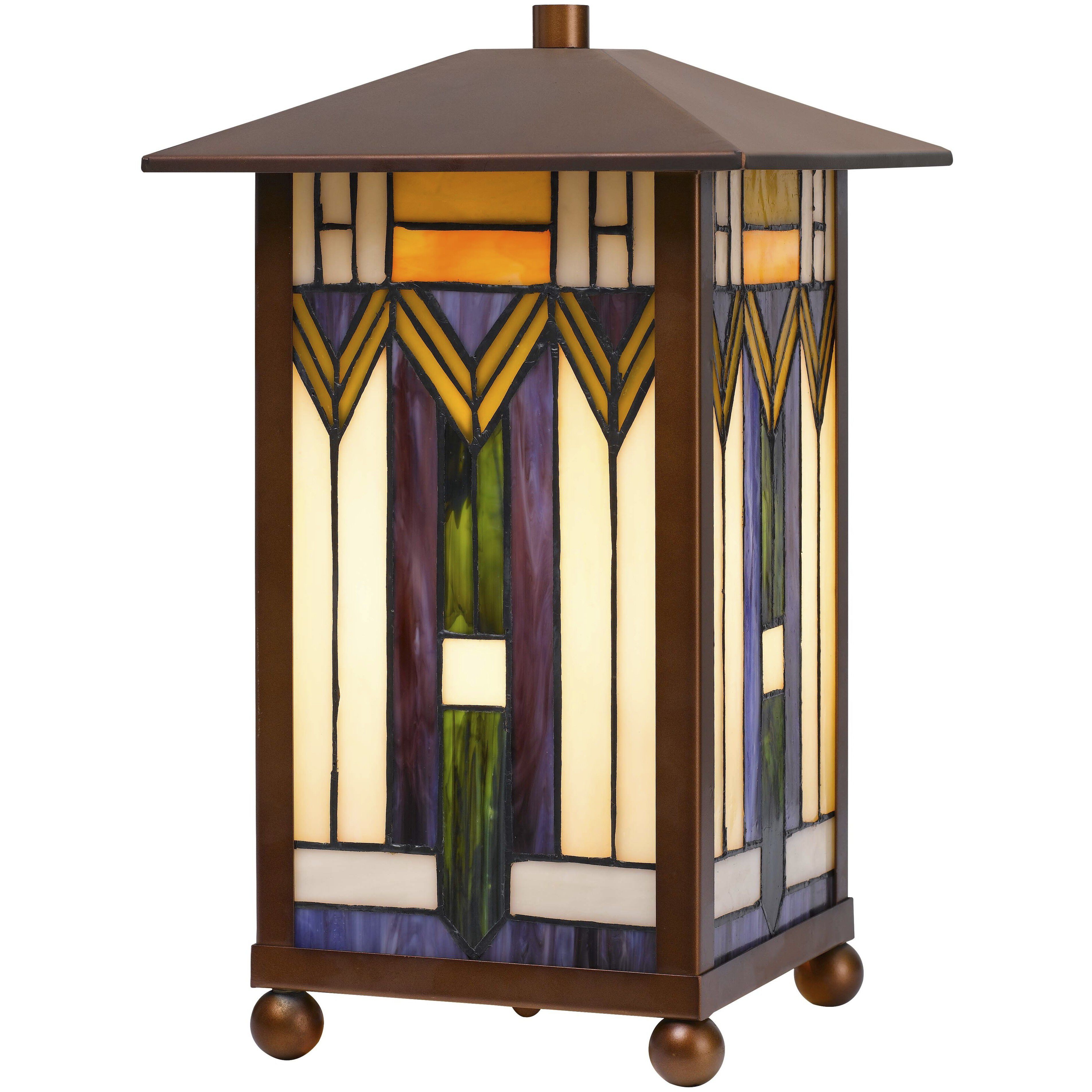Tiffany 14 inch 25.00 watt Tiffany Accent Lamp Portable Light