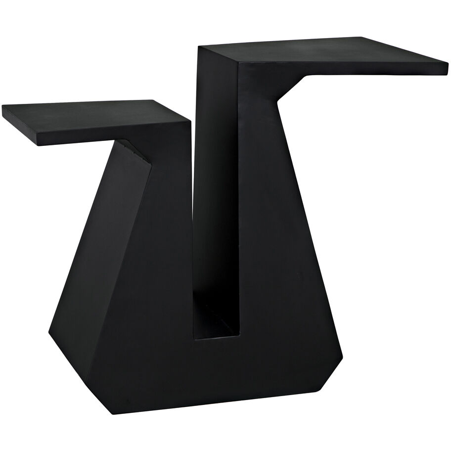 Gaston 30 X 25 inch Matte Black Console/Side Table