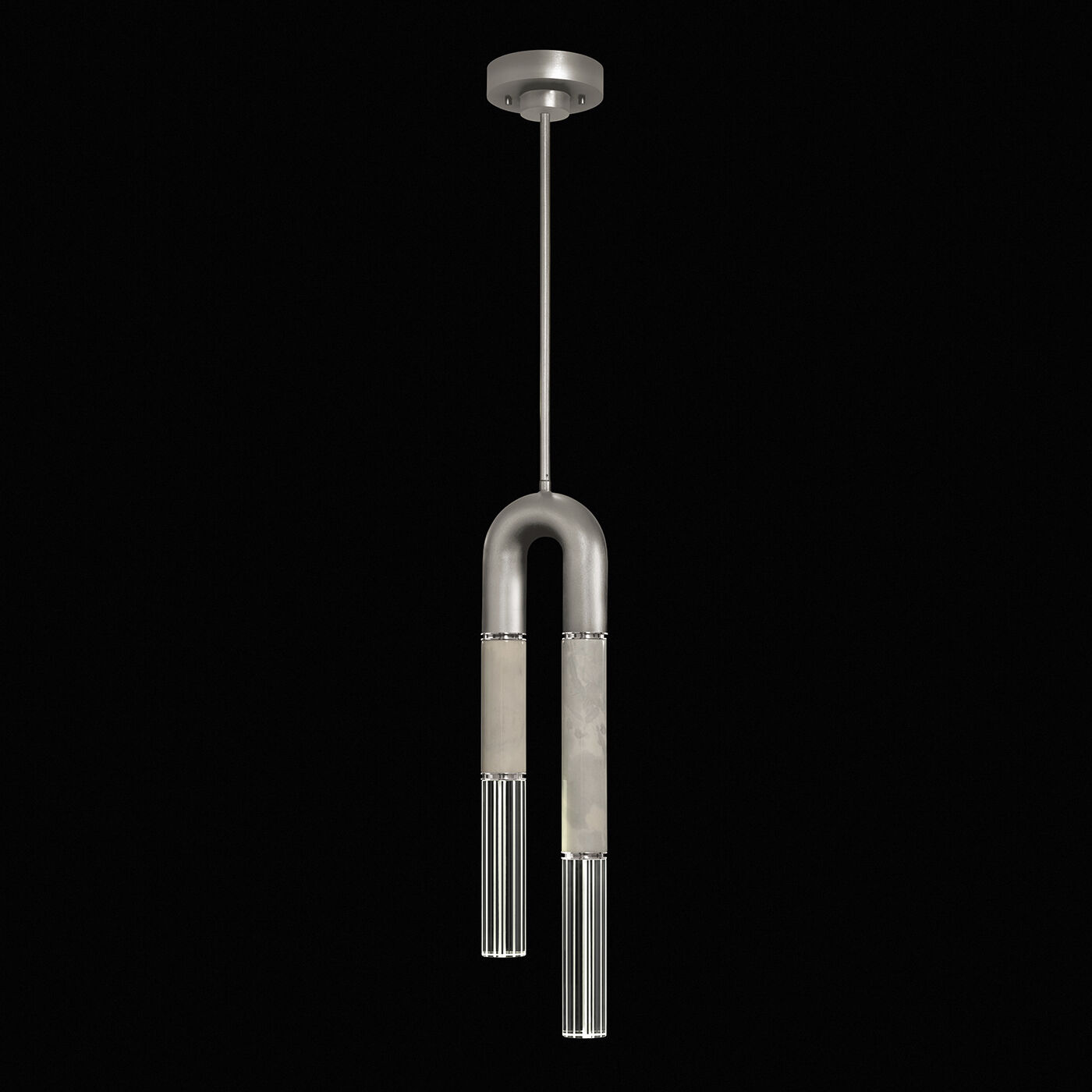 Antonia LED 7 inch Silver Pendant Ceiling Light