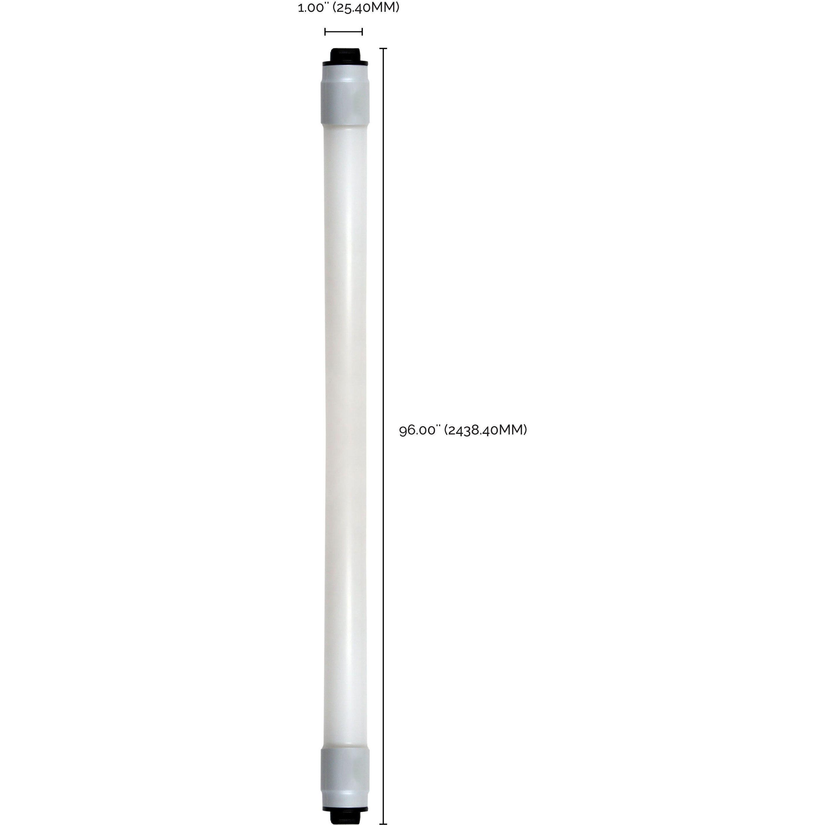 Lumos LED LED T8 Recessed Double Contact HO/VHO 40.00 watt 6500K Light Bulb 