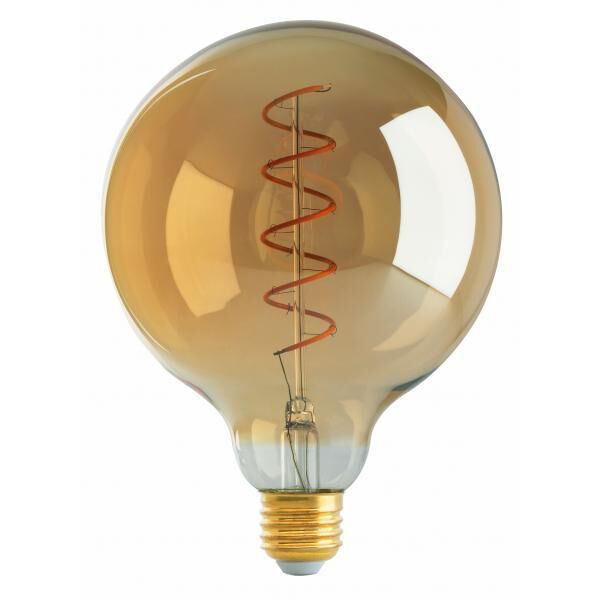Lumos LED G40 Medium E26 4.5 watt 120V 2000K Light Bulb, LED Spiral Filament