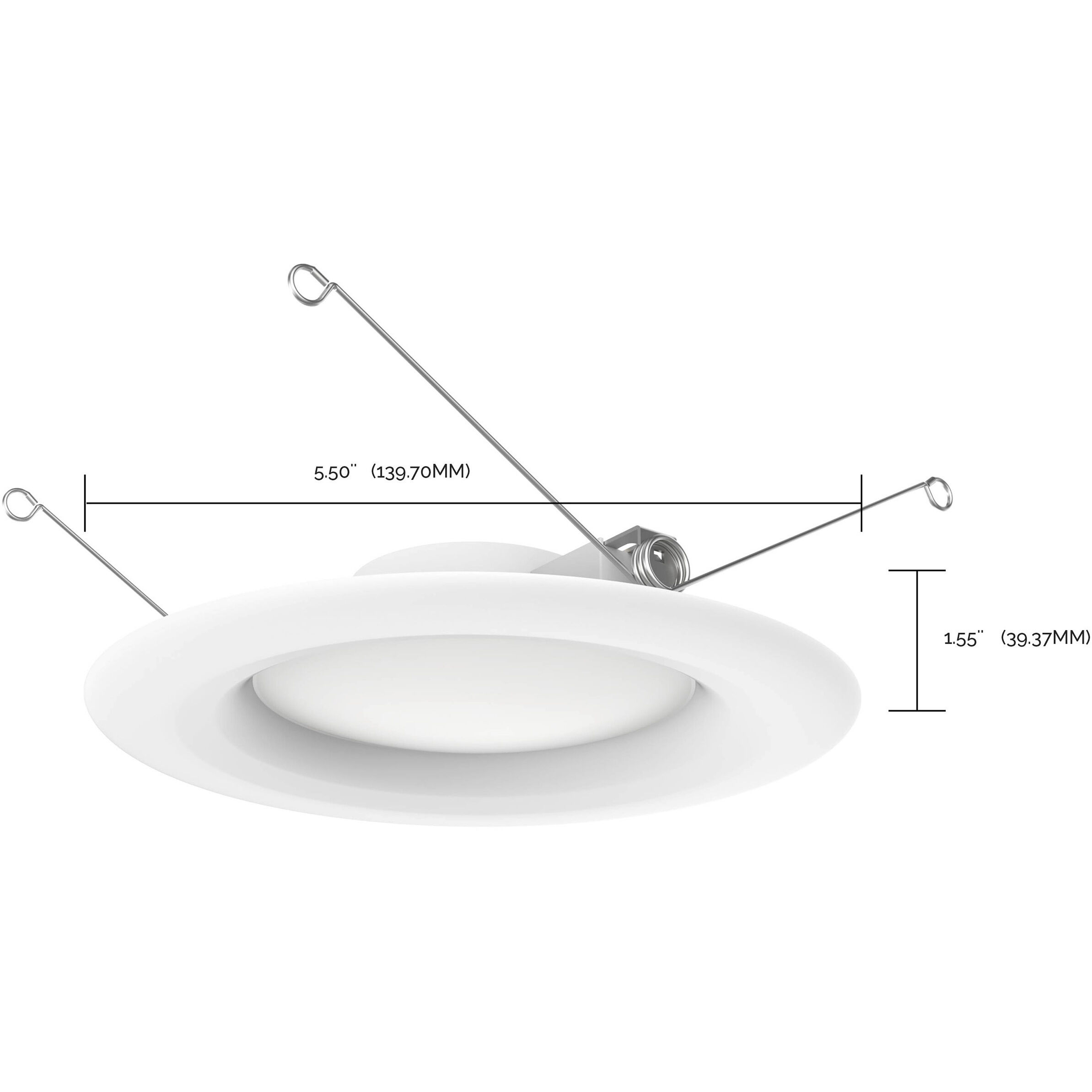 Edgewood White Recessed, Pack of 6