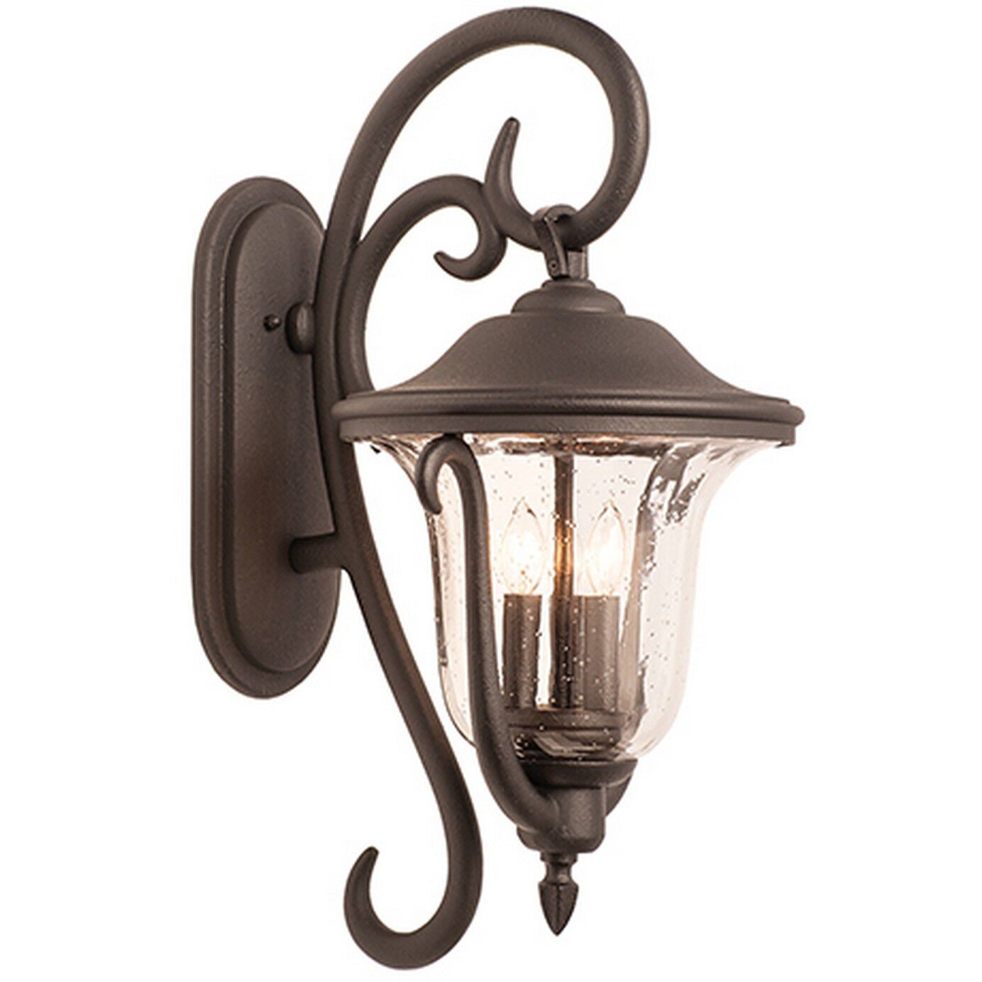 Santa Barbara Outdoor 3 Light 13.00 inch Wall Sconce