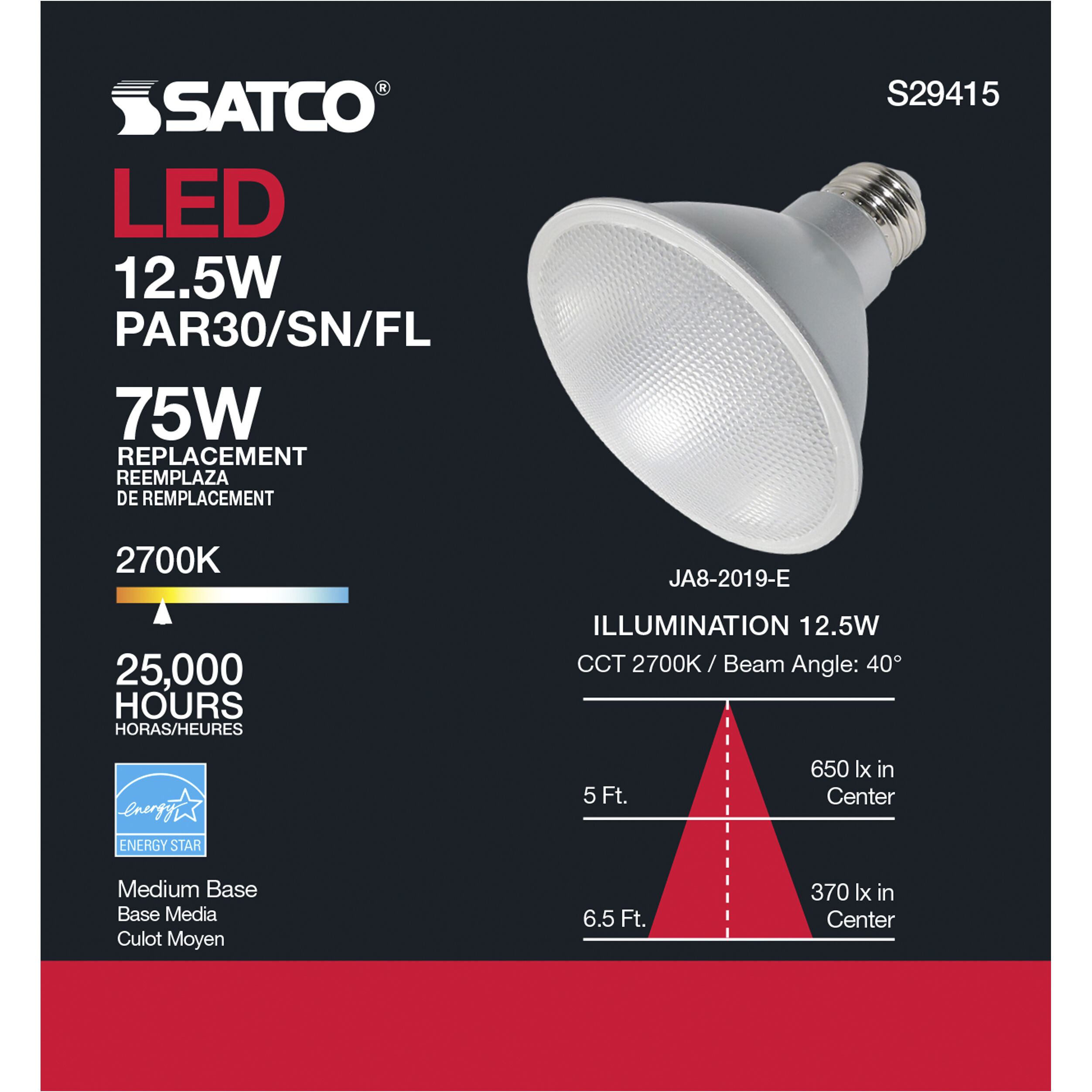 Lumos LED PAR30SN Medium 12.50 watt 120 2700K LED Bulb