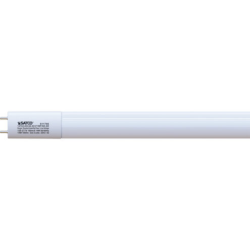 Lumos LED Medium Bi Pin T8 14 watt 120-277 3000K Light Bulb, LED T8