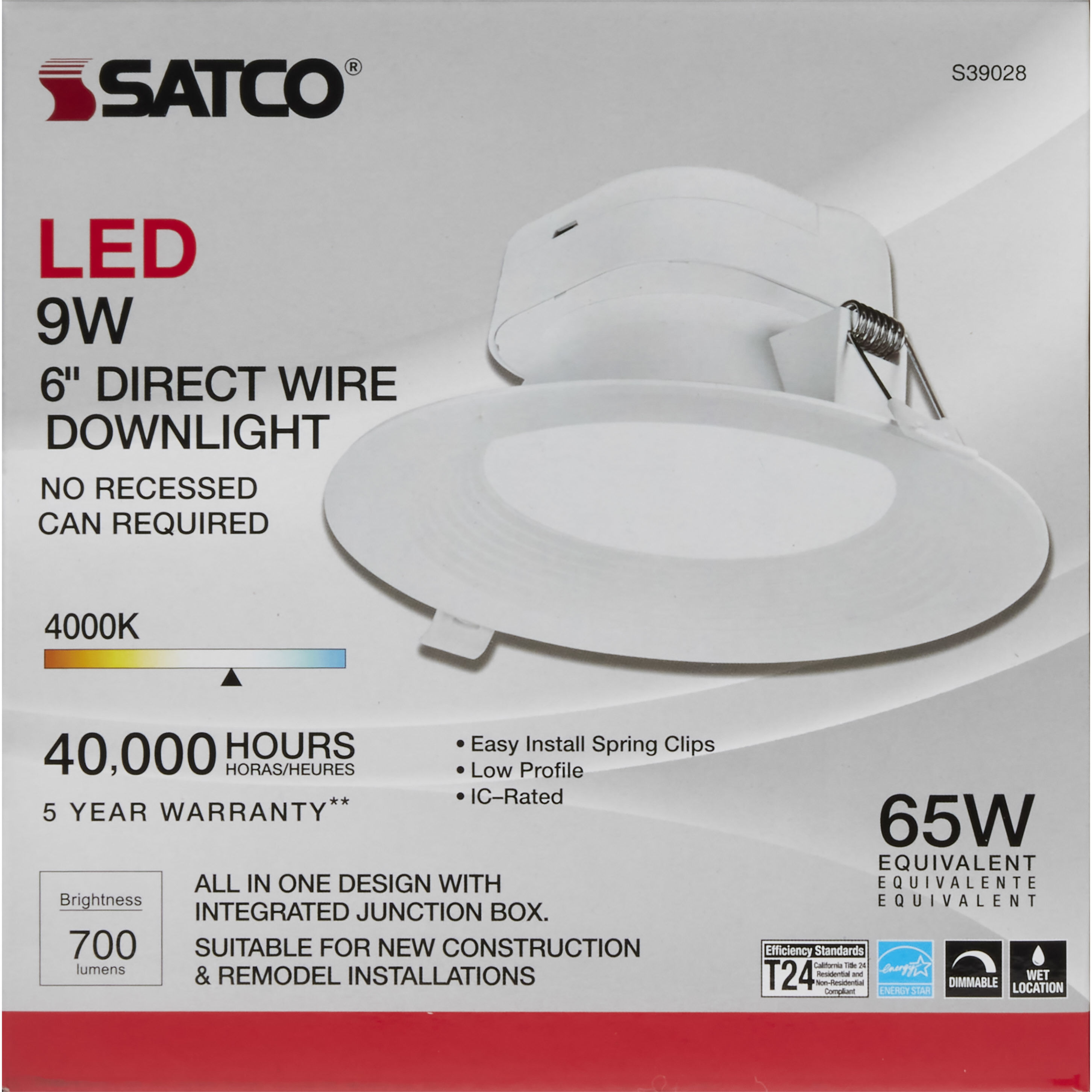 Edgewood LED Module White Recessed