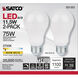Lumos LED Type A Medium 11.50 watt 2700K Light Bulb