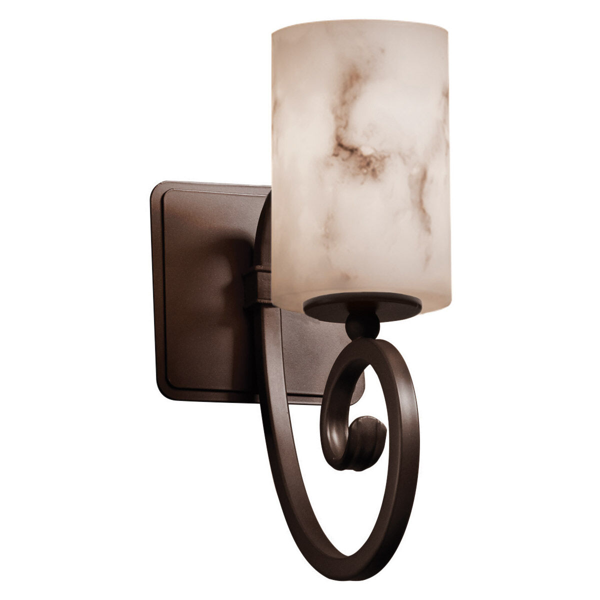 LumenAria LED 5 inch Dark Bronze Wall Sconce Wall Light
