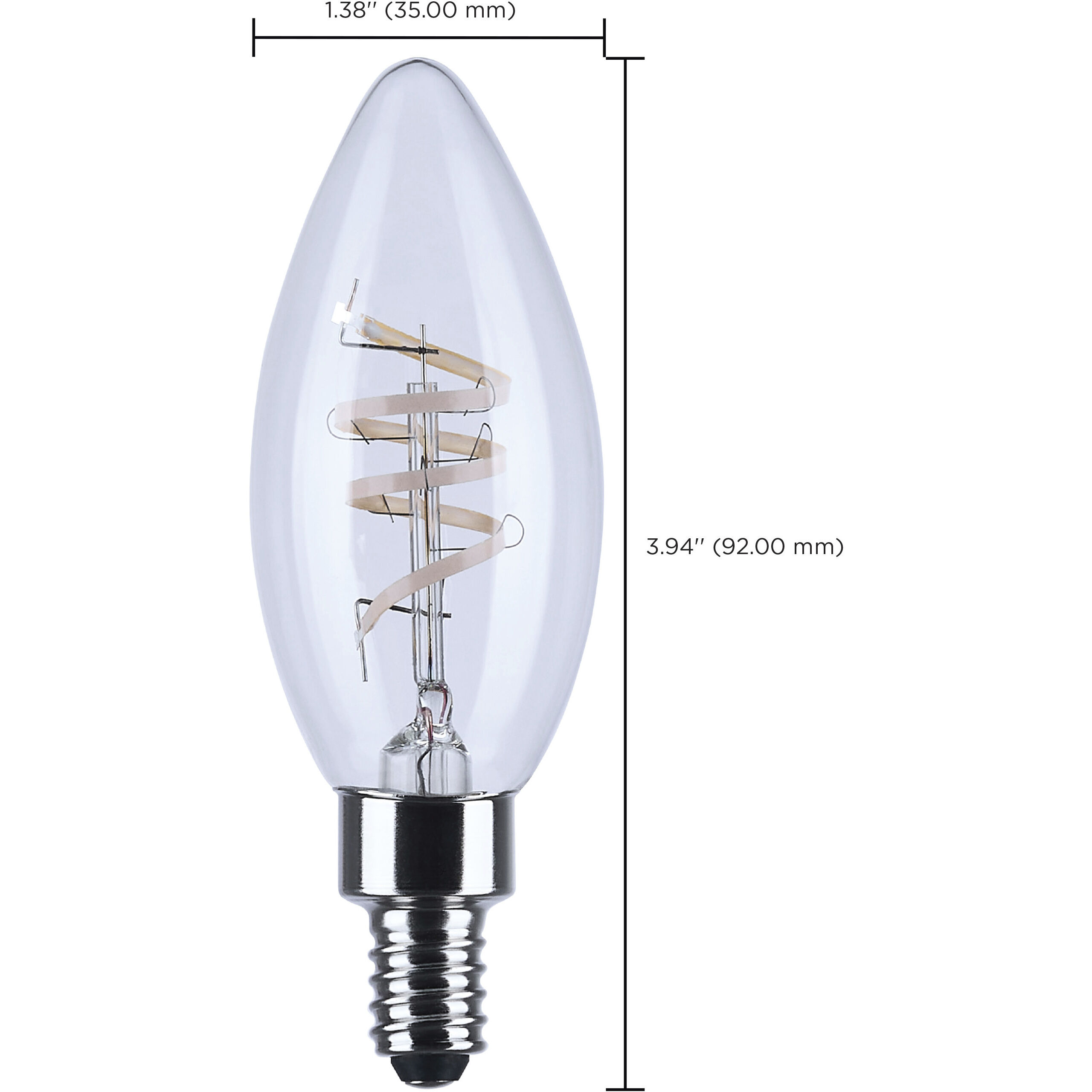 Reminiscent E12 LED Filament