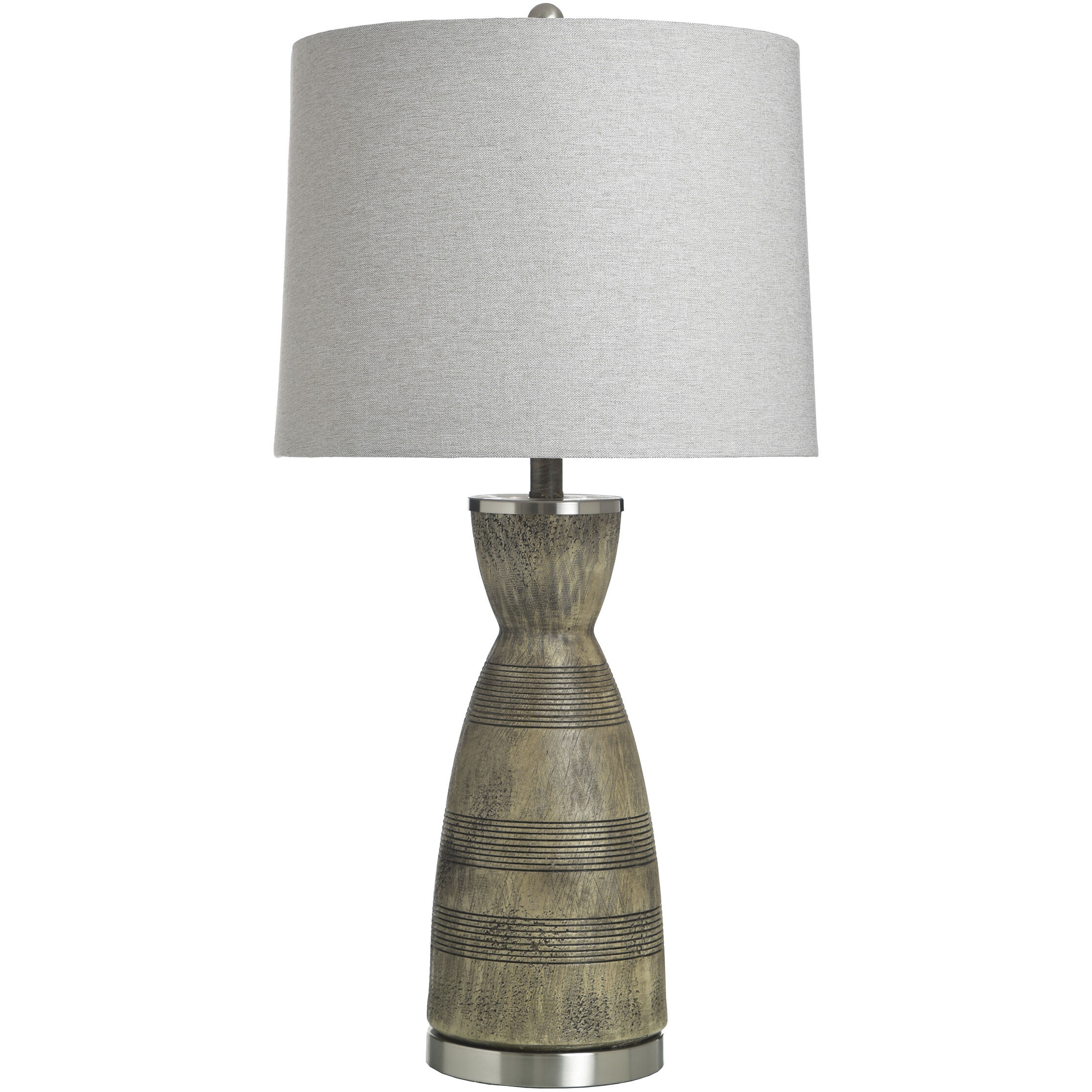 Timber 31.5 inch 150.00 watt Brown Brushed Table Lamp Portable Light