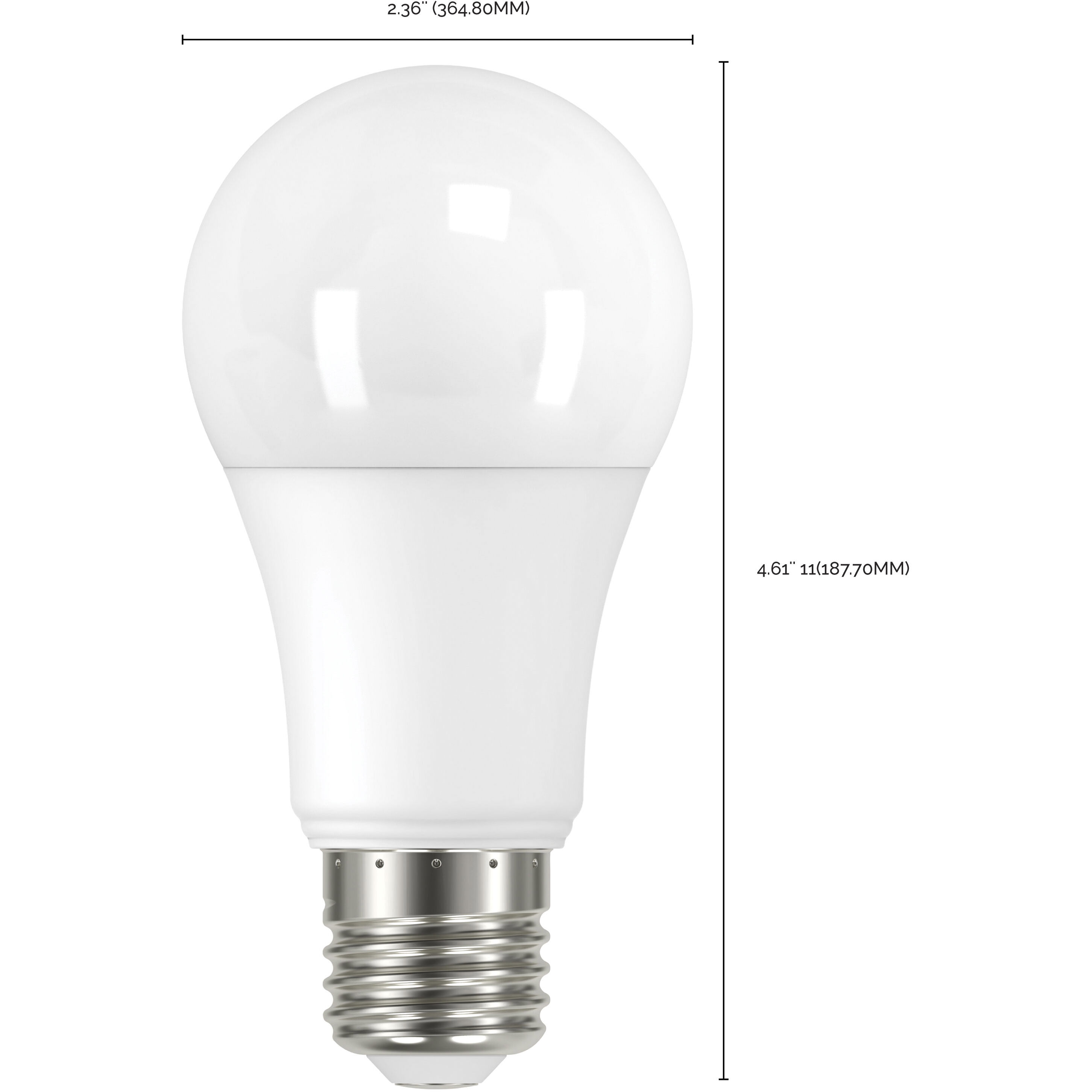 Lumos LED A19 5.00 watt 5000K Light Bulb
