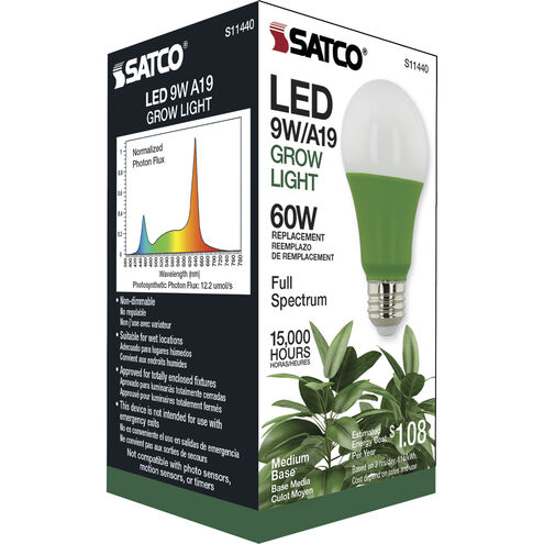 Lumos LED Type A Medium 9.00 watt Light Bulb