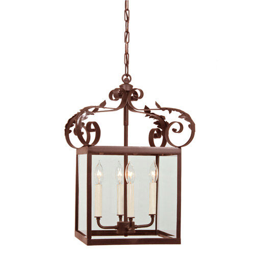 Scroll 4 Light 14.00 inch Foyer Pendant