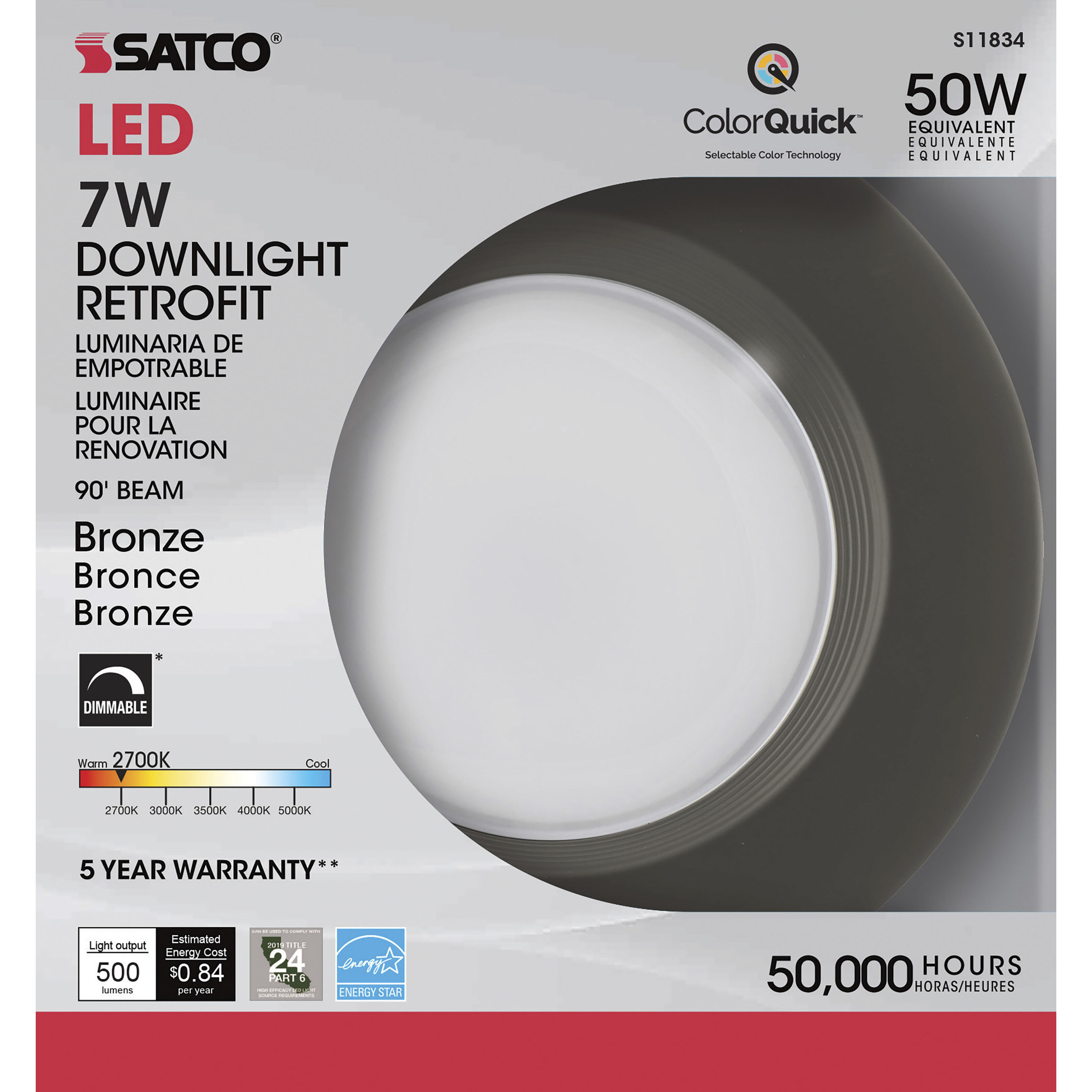 Edgewood LED Module Bronze Recessed