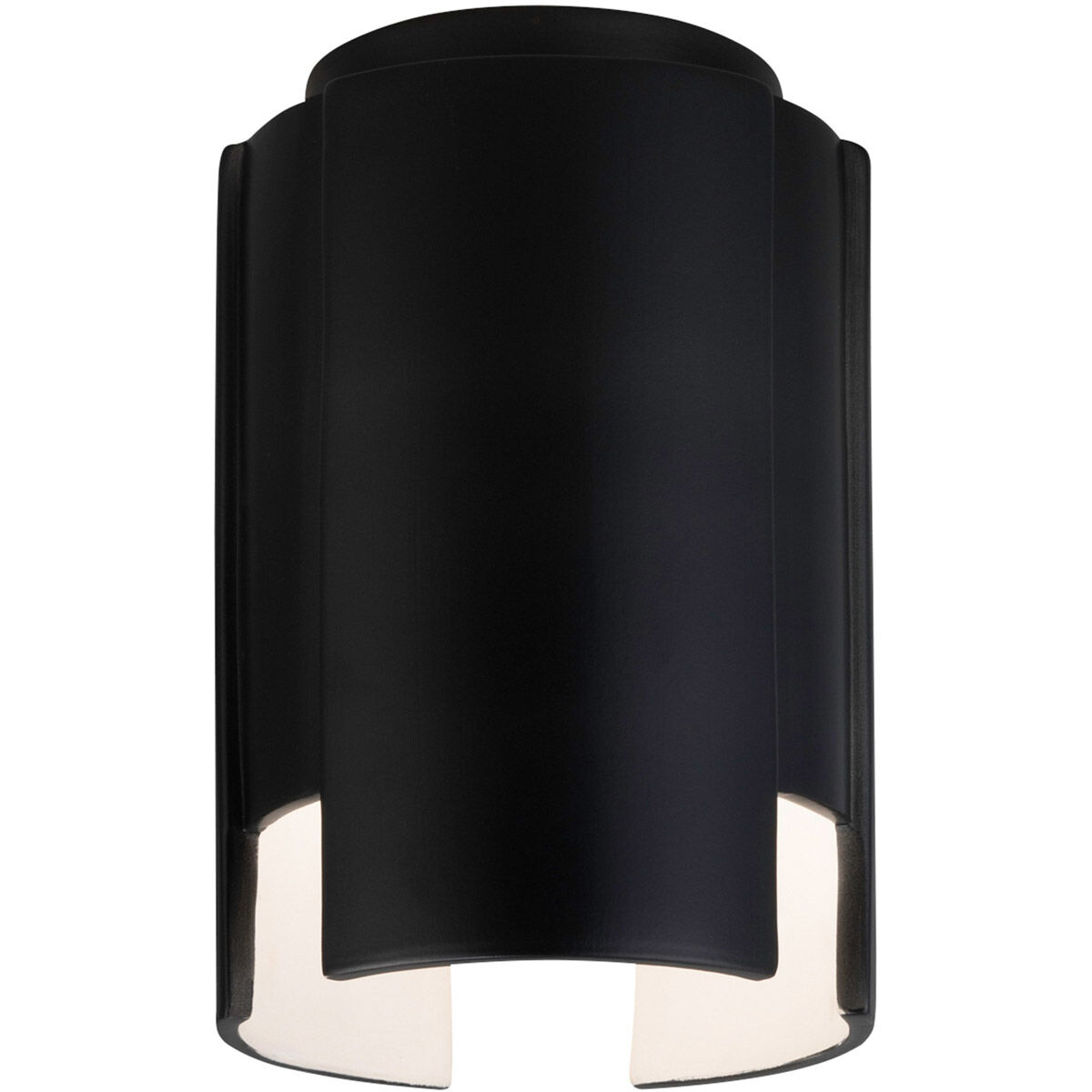 Radiance Collection LED 6.25 inch Real Rust Outdoor Flush-Mount