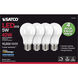 Lumos LED Medium Type A 5.00 watt 5000K Light Bulb