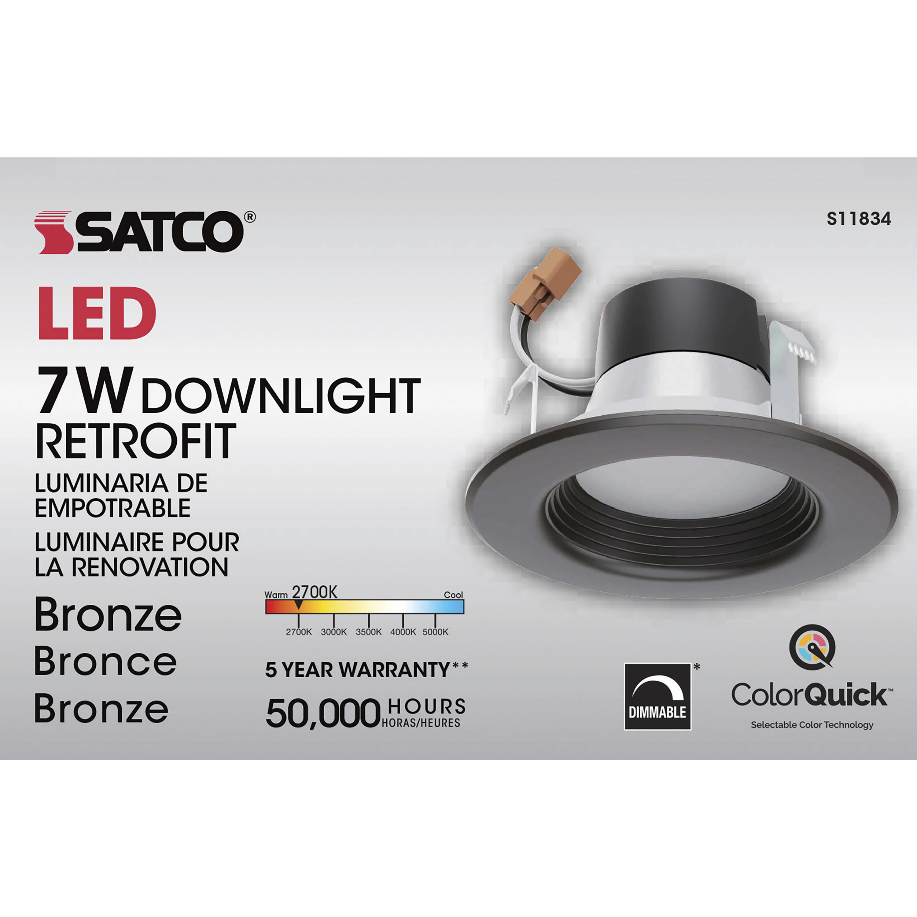 Edgewood LED Module Bronze Recessed