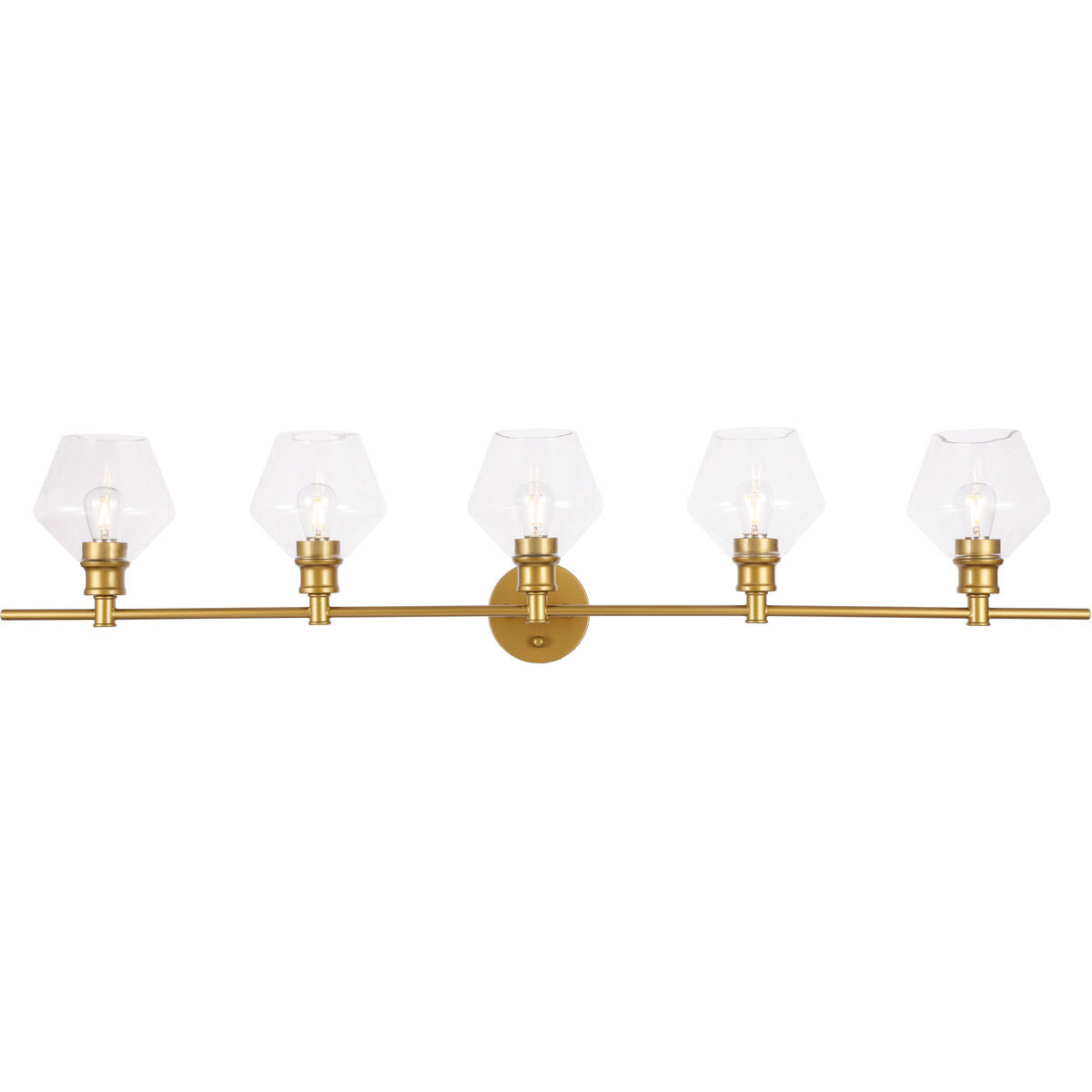 Rochester 5 Light 47 inch Brass Wall sconce Wall Light