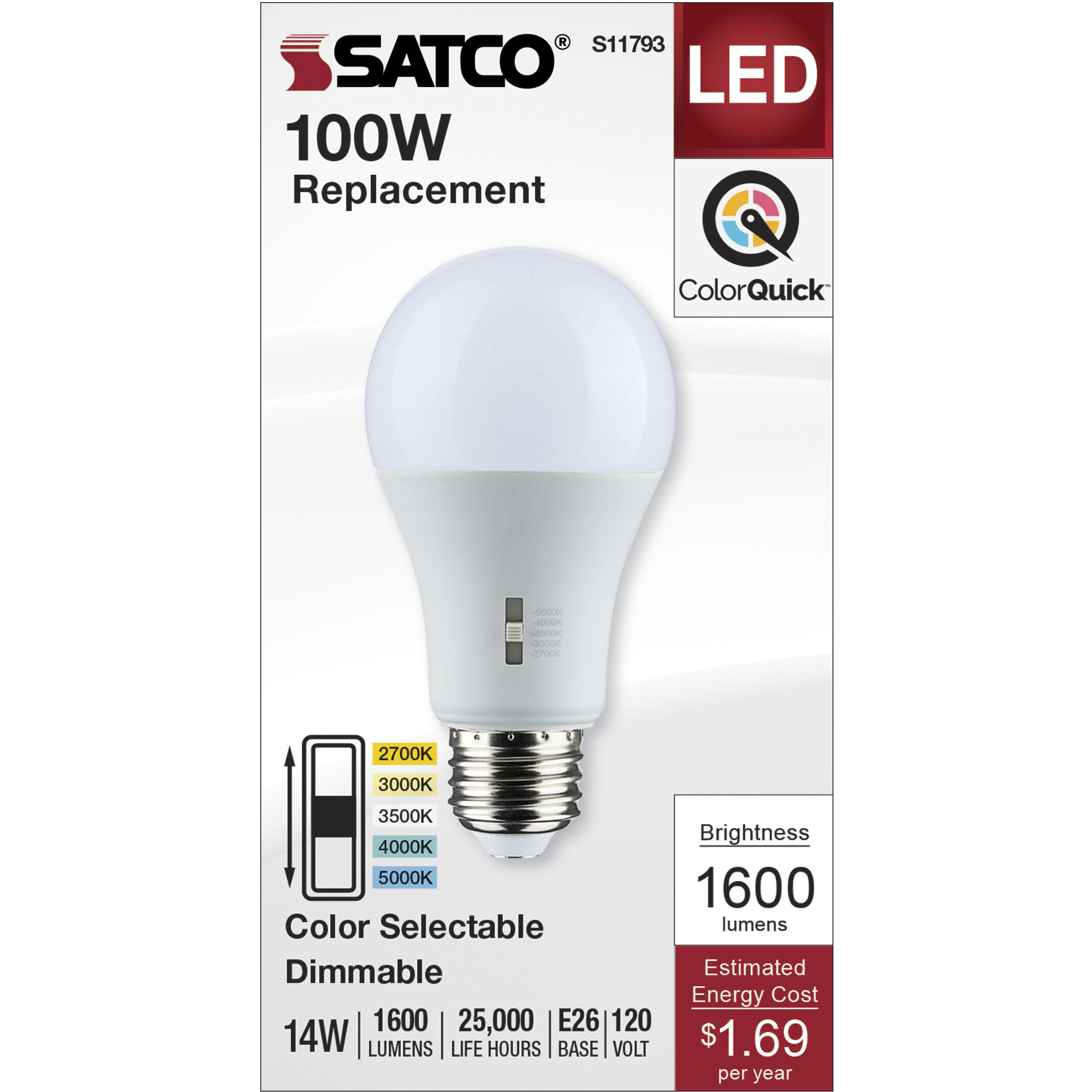 Lumos Medium 14.00 watt 2700K Light Bulb