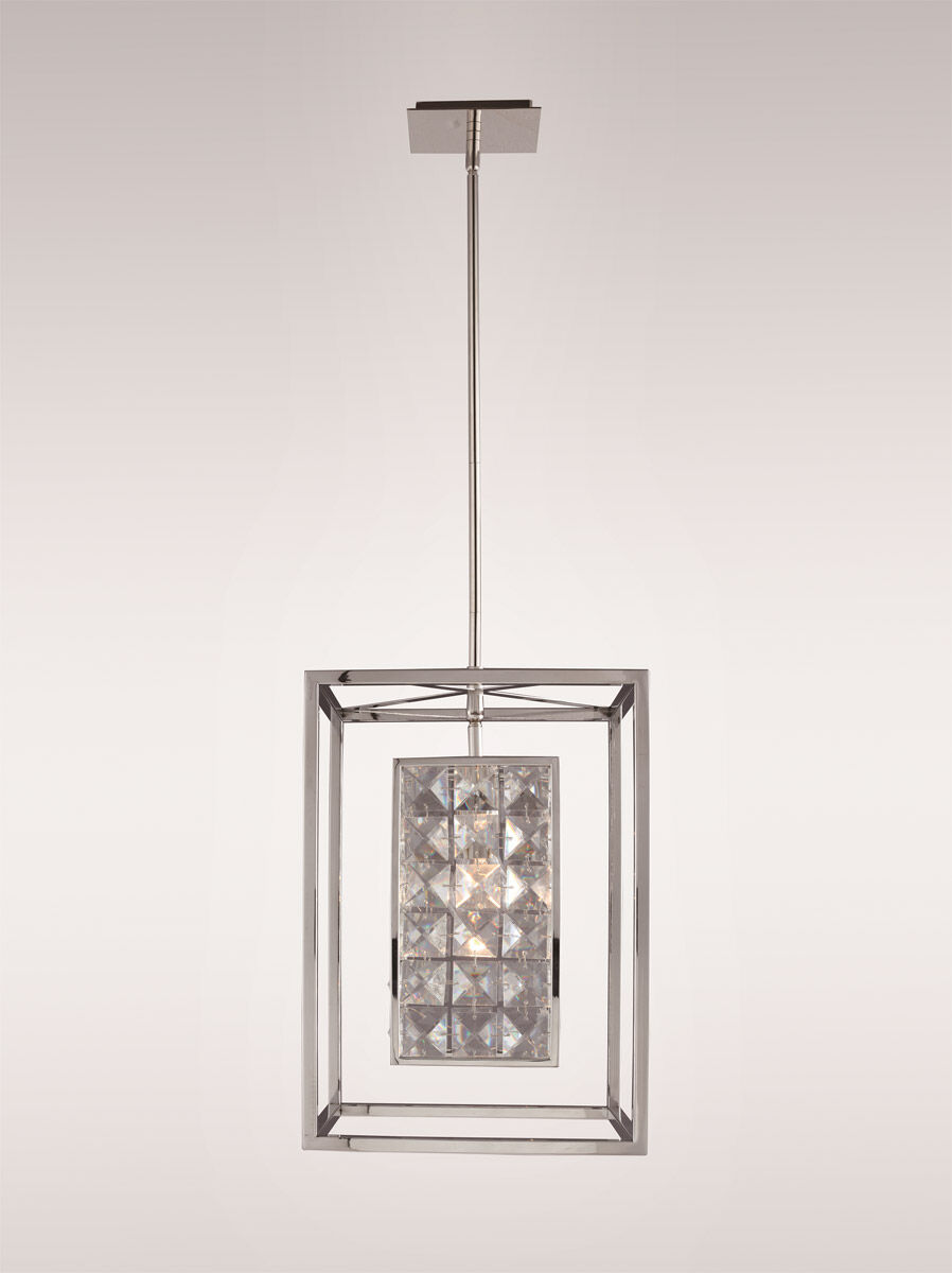 Struttura 1 Light 7.5 inch Stainless Steel Mini Pendant Ceiling Light