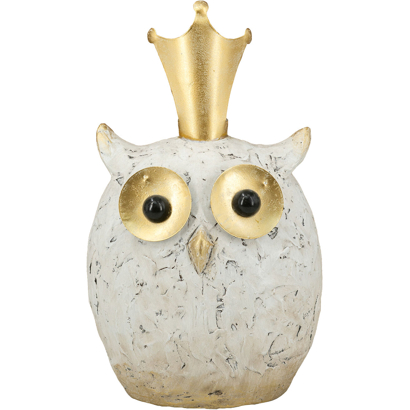 Anita White and Gold Statue