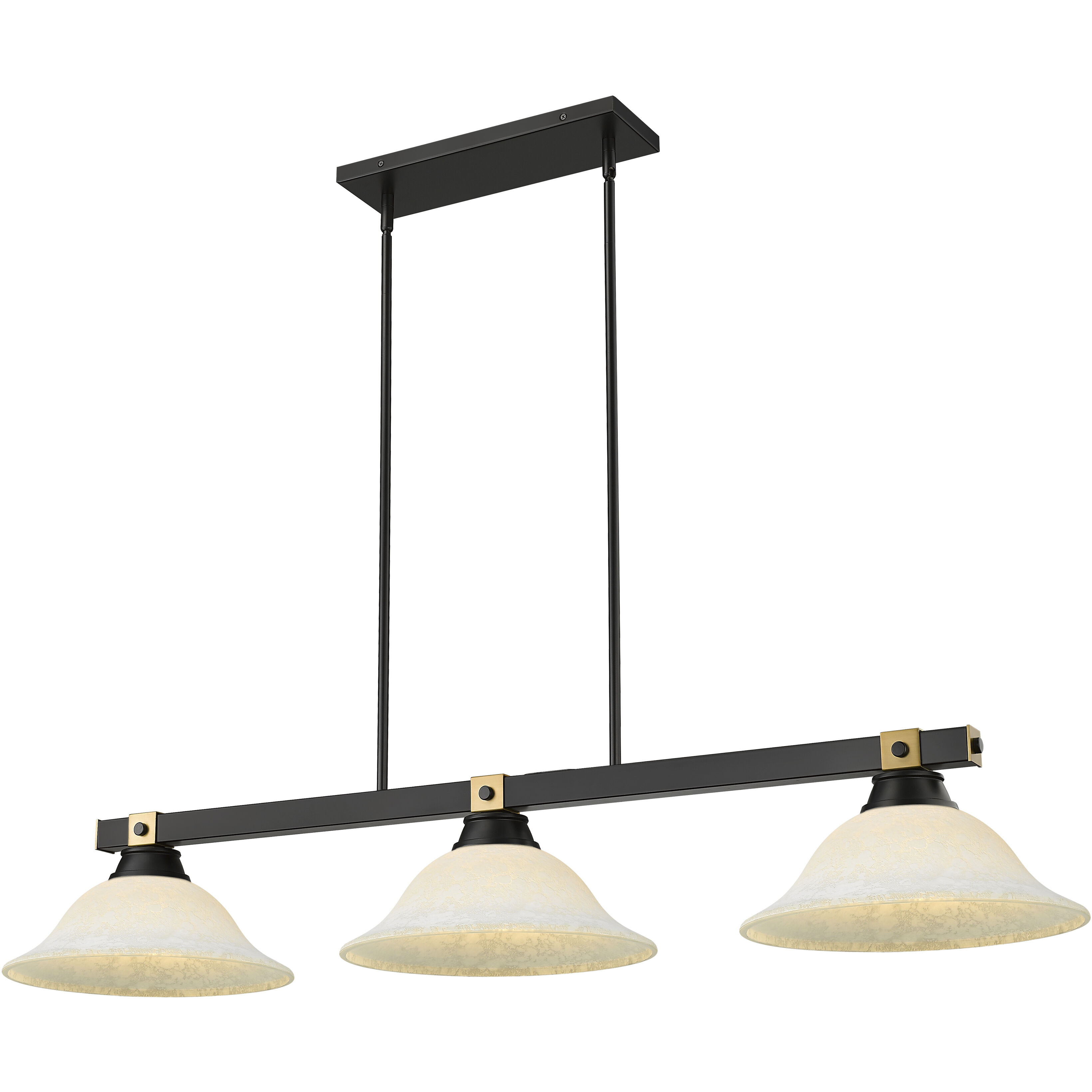 Bronte 3 Light 16.00 inch Billiard Light