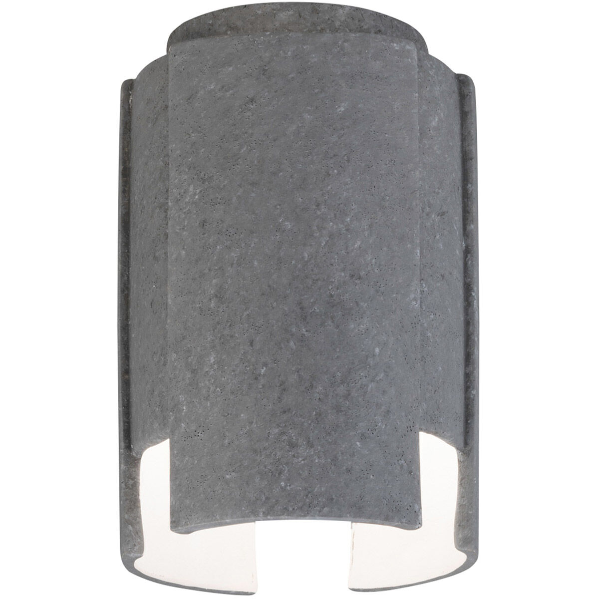 Radiance Collection LED 6.25 inch Celadon Green Crackle Flush-Mount Ceiling Light