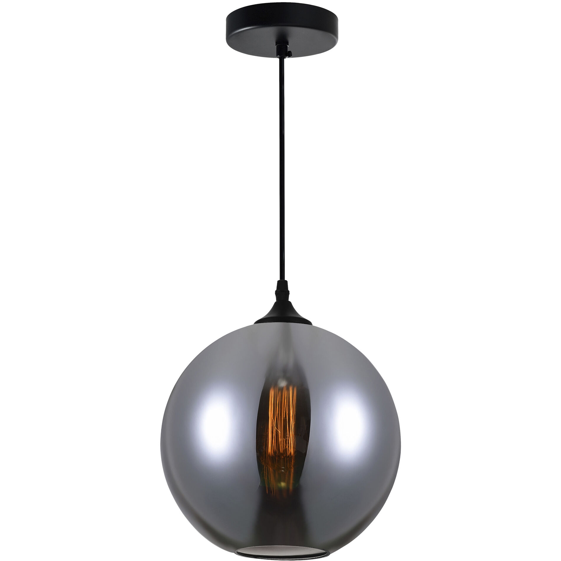 Glass 1 Light 10.00 inch Mini Pendant