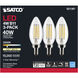 Lumos LED Candelabra Candelabra 4.00 watt 3000K LED Filament