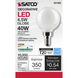 Lumos LED Candelabra Candelabra 4.50 watt 4000K LED Filament