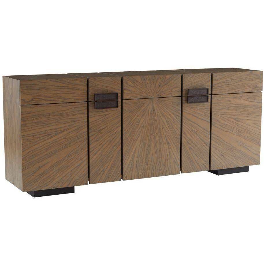 Lafayette 86 inch Chateau Gray and Bronze Credenza