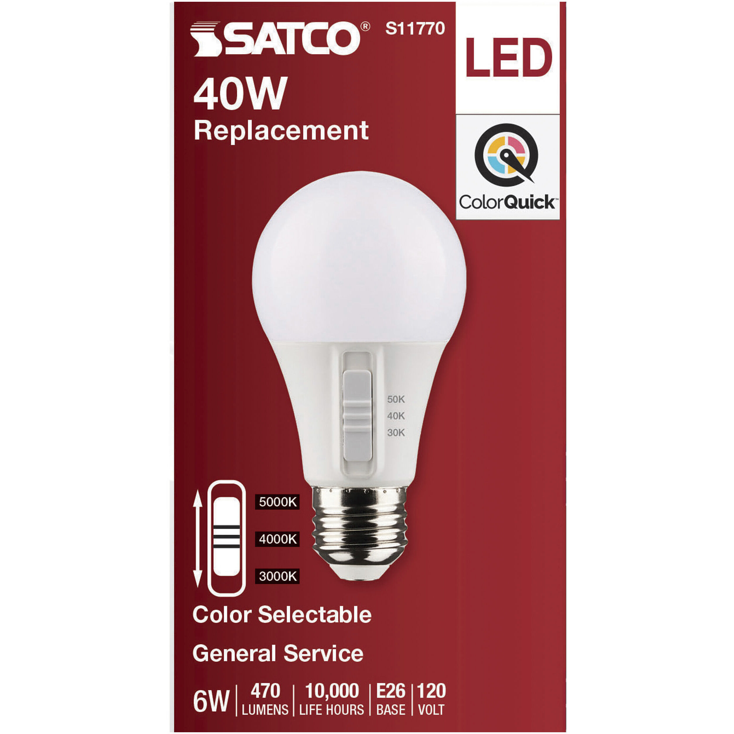 Lumos Medium 6.00 watt 3000K Light Bulb
