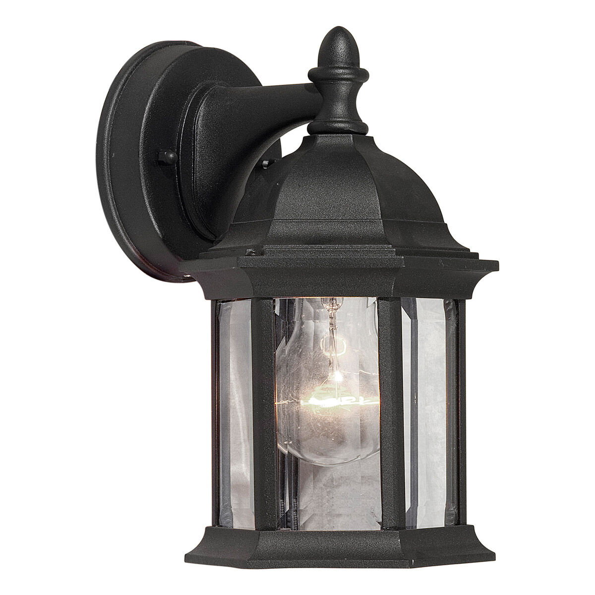 Signature 1 Light 10 inch Black Outdoor Wall Light