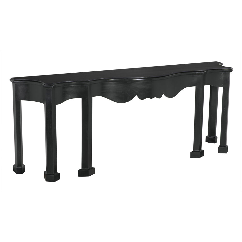 Estate 84 X 20 inch Hand Rubbed Black Console