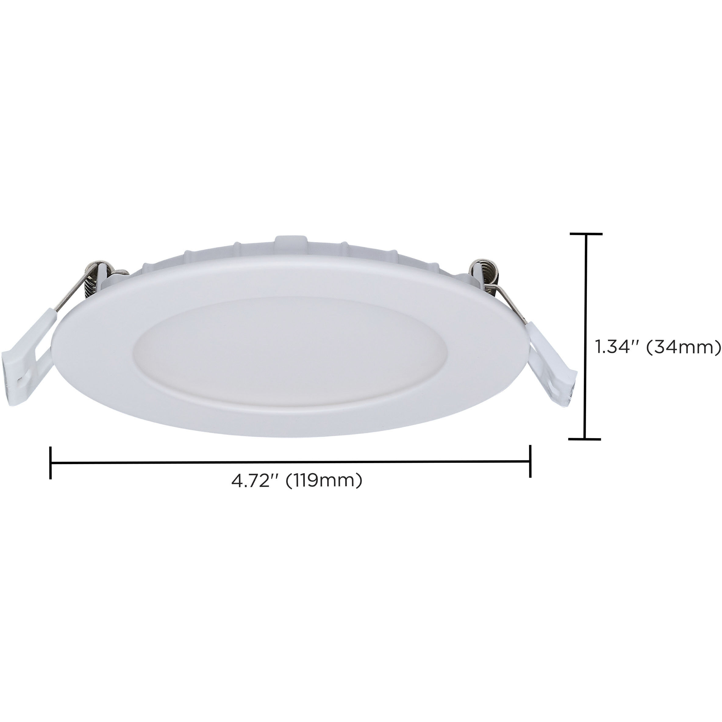 ColorQuick 4.72 inch White Direct Wire Downlight Ceiling Light