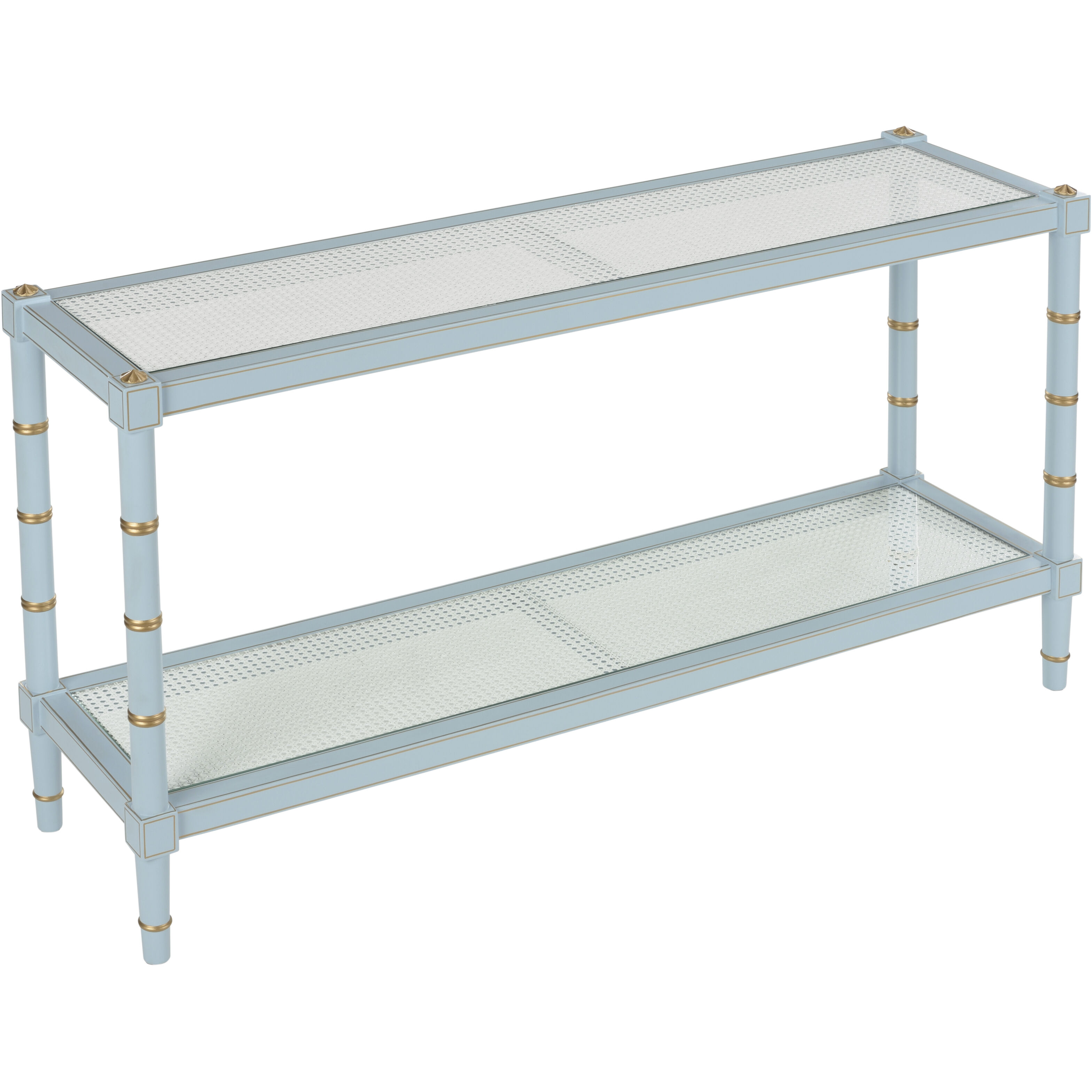 Conner 60 inch Blue Console Table