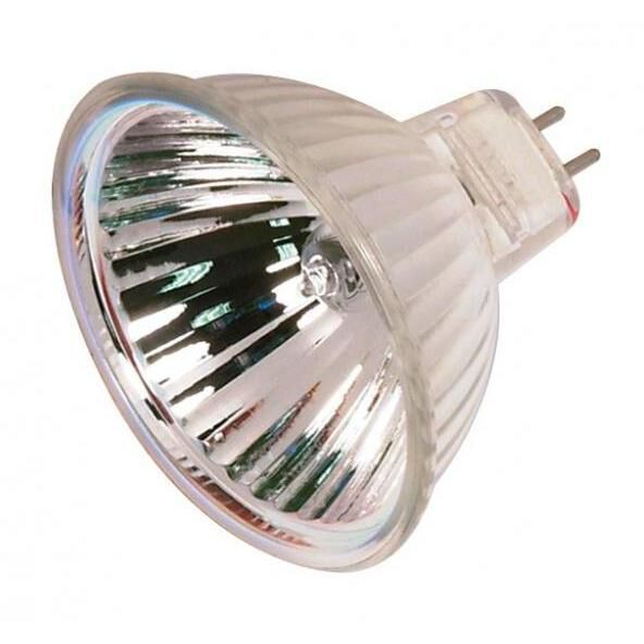 Lumos Halogen MR16 Miniature 2 Pin Round GU5.3/GX5.3 50 watt 12V 2900K Light Bulb, Sylvania