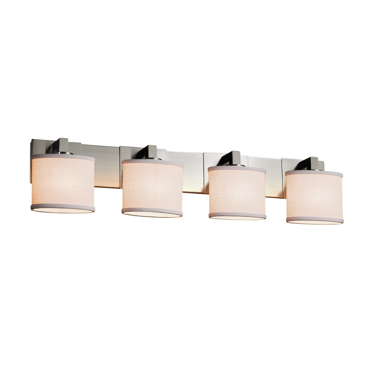 Textile LED 35.25 inch Dark Bronze Bath Bar Wall Light