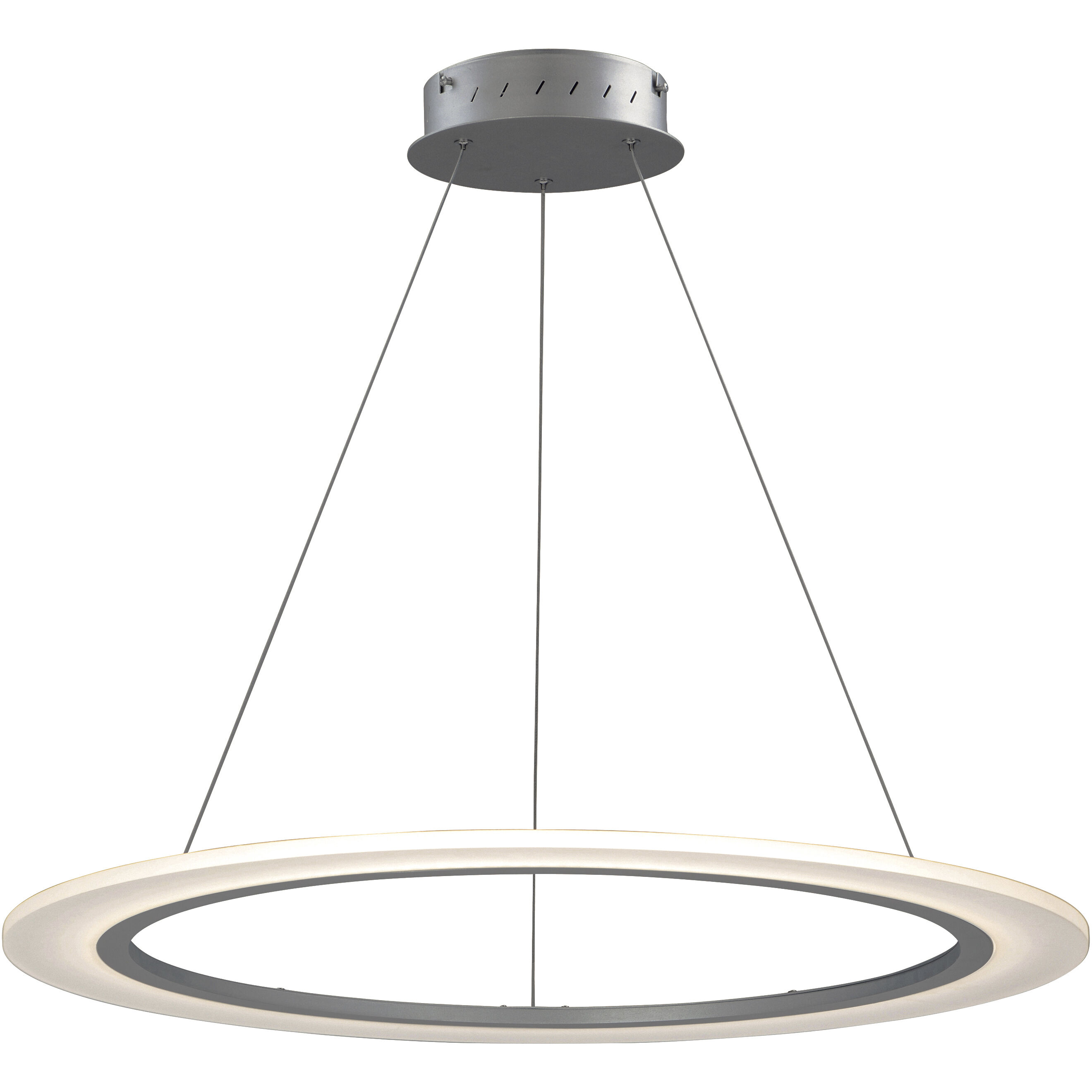 Saturn II LED LED 31.5 inch Matte Silver Entry Foyer Pendant Ceiling Light
