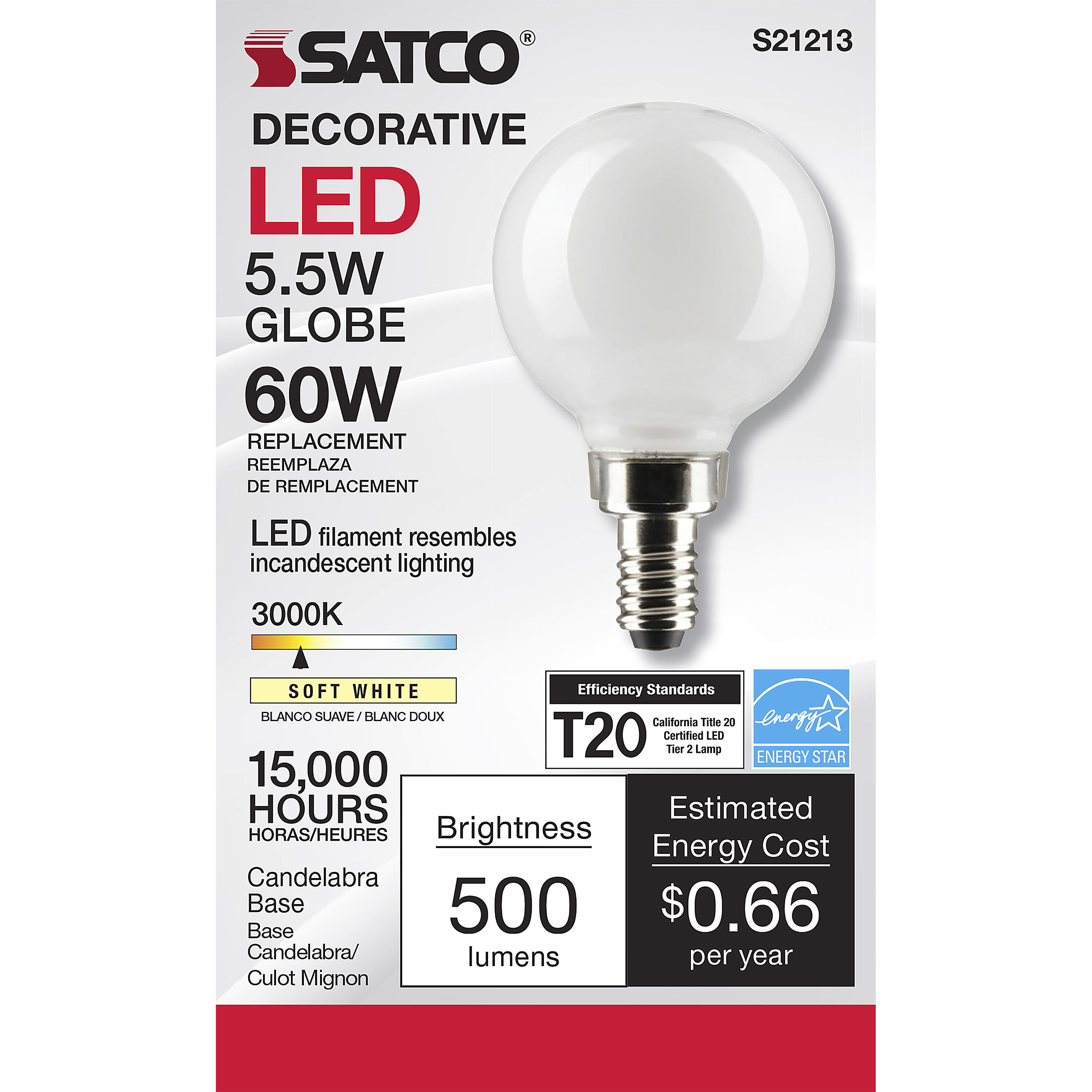 Satco decorative incandescent 2025