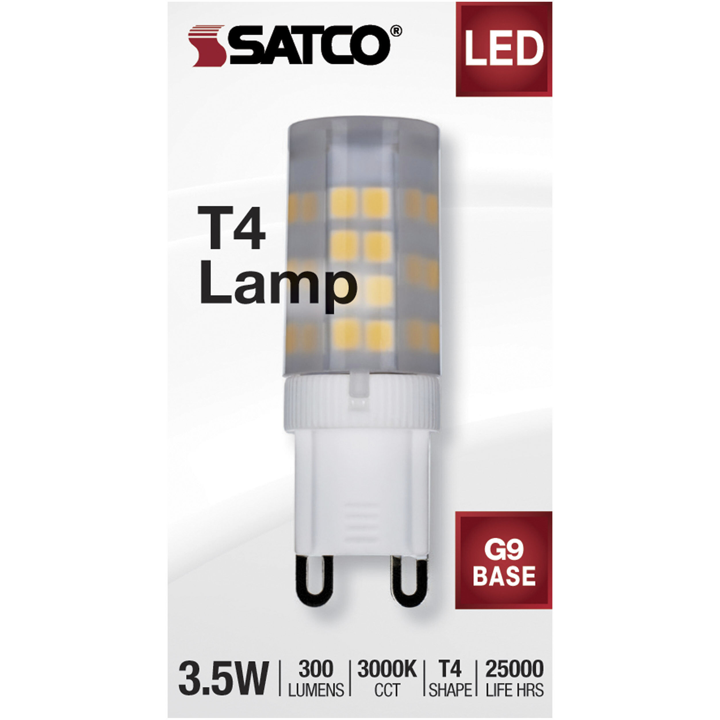 Lumos LED JCD LED G9 Double Loop 3.5 watt 3000K Mini and Pin Based LED