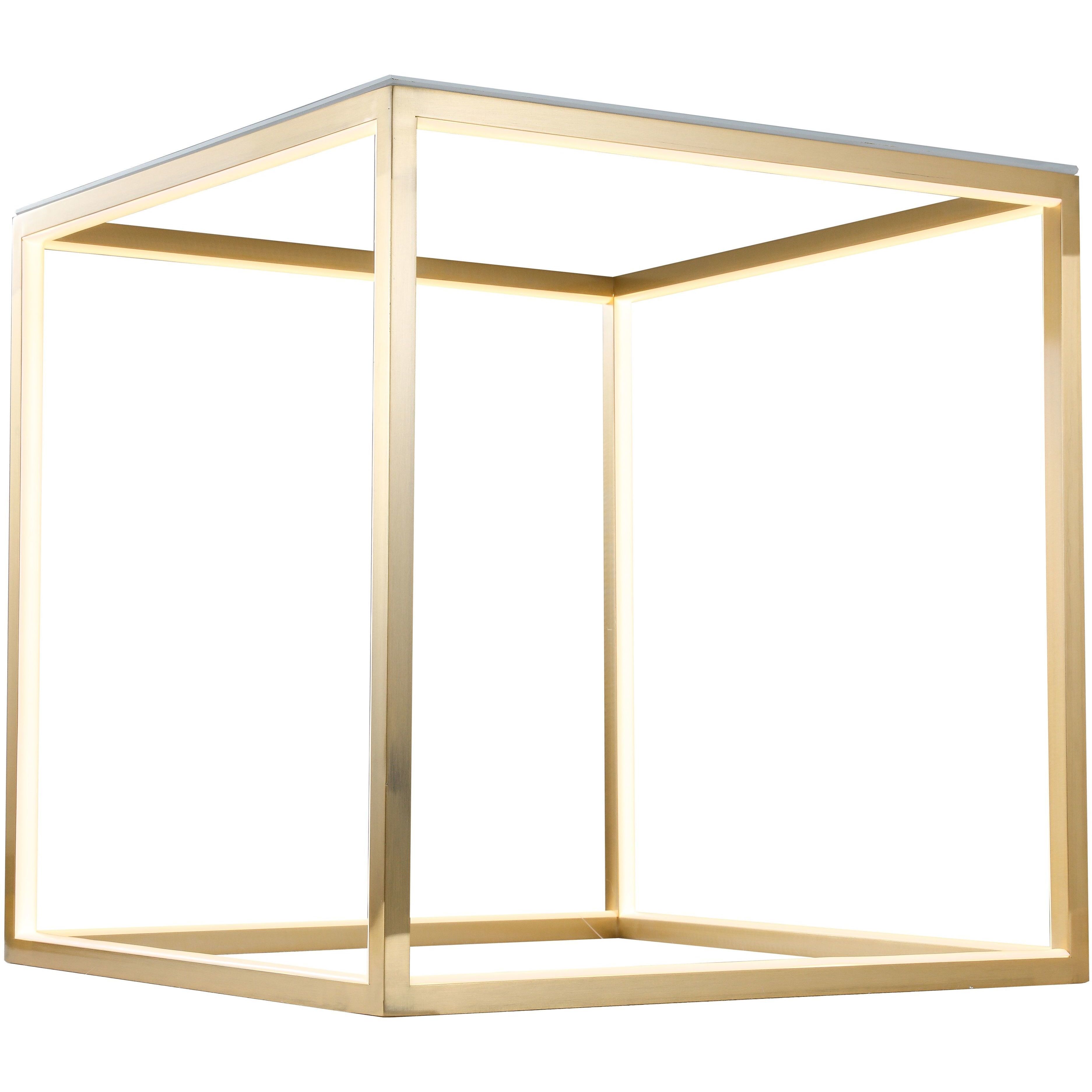 Canada 19.7 X 19.7 inch Gold Side Table