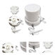 Heartland 1 Light 4.75 inch White Fluorescent Ceiling Fixtures Ceiling Light