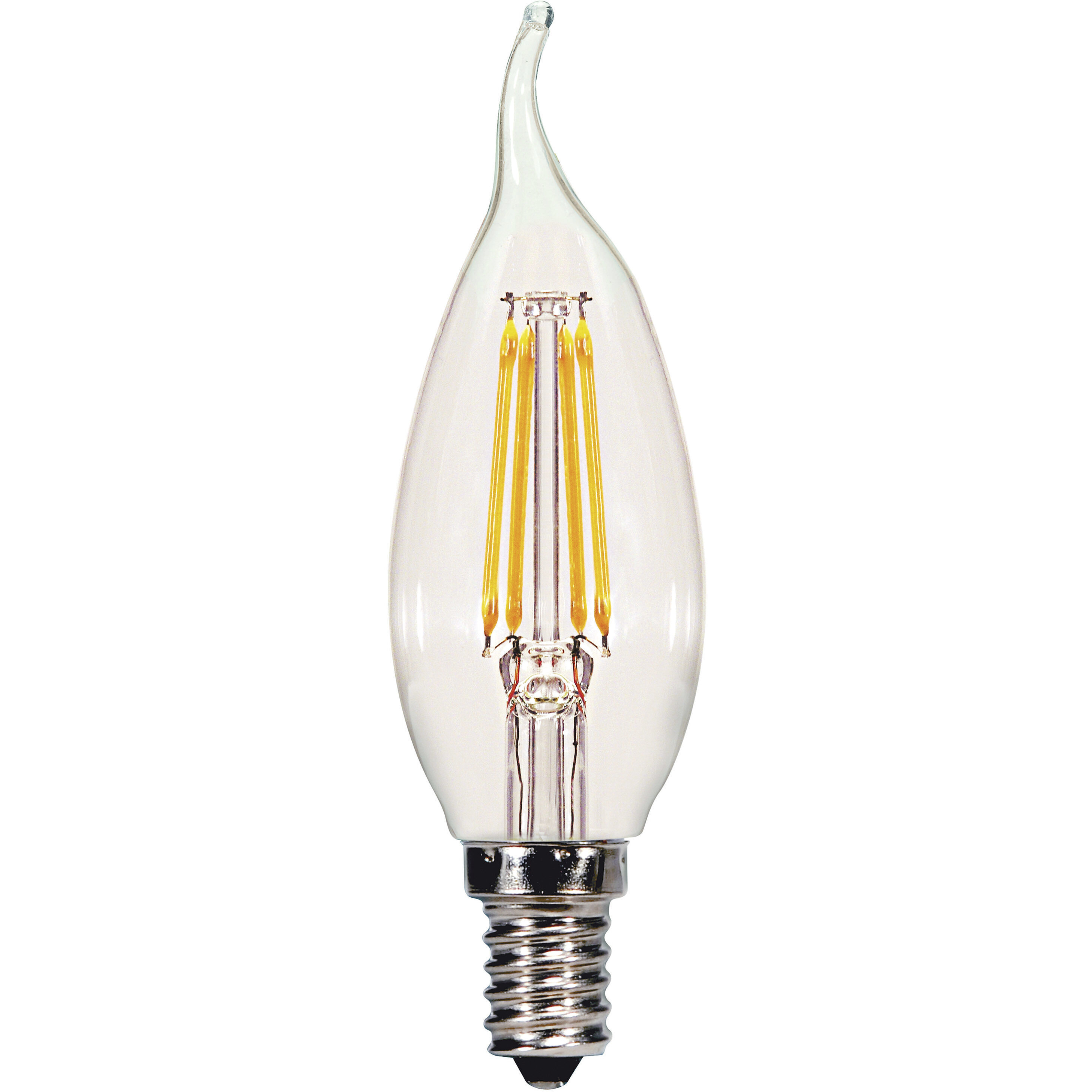Lumos LED CA11 Candelabra E12 4 watt 120V 2700K Light Bulb