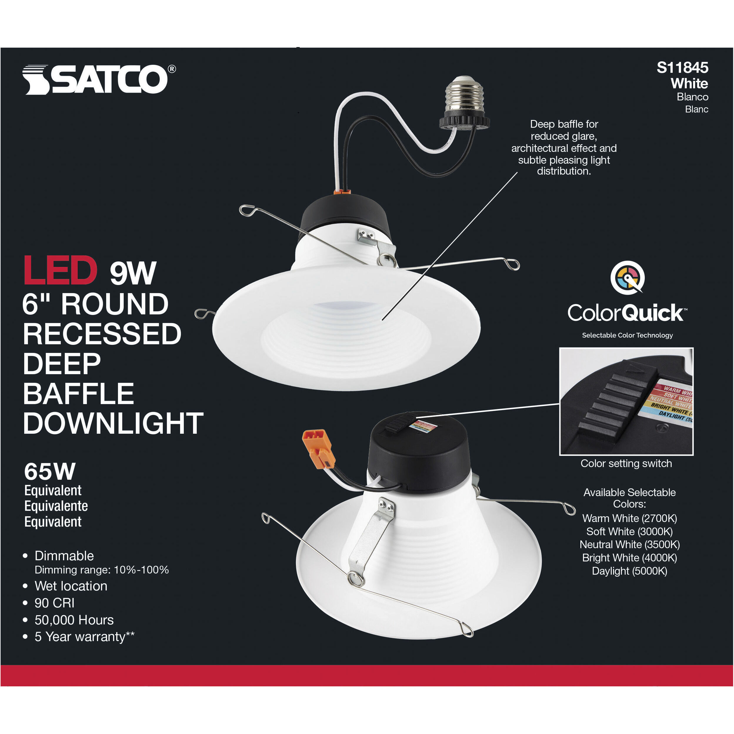 Edgewood Integrated White Recessed