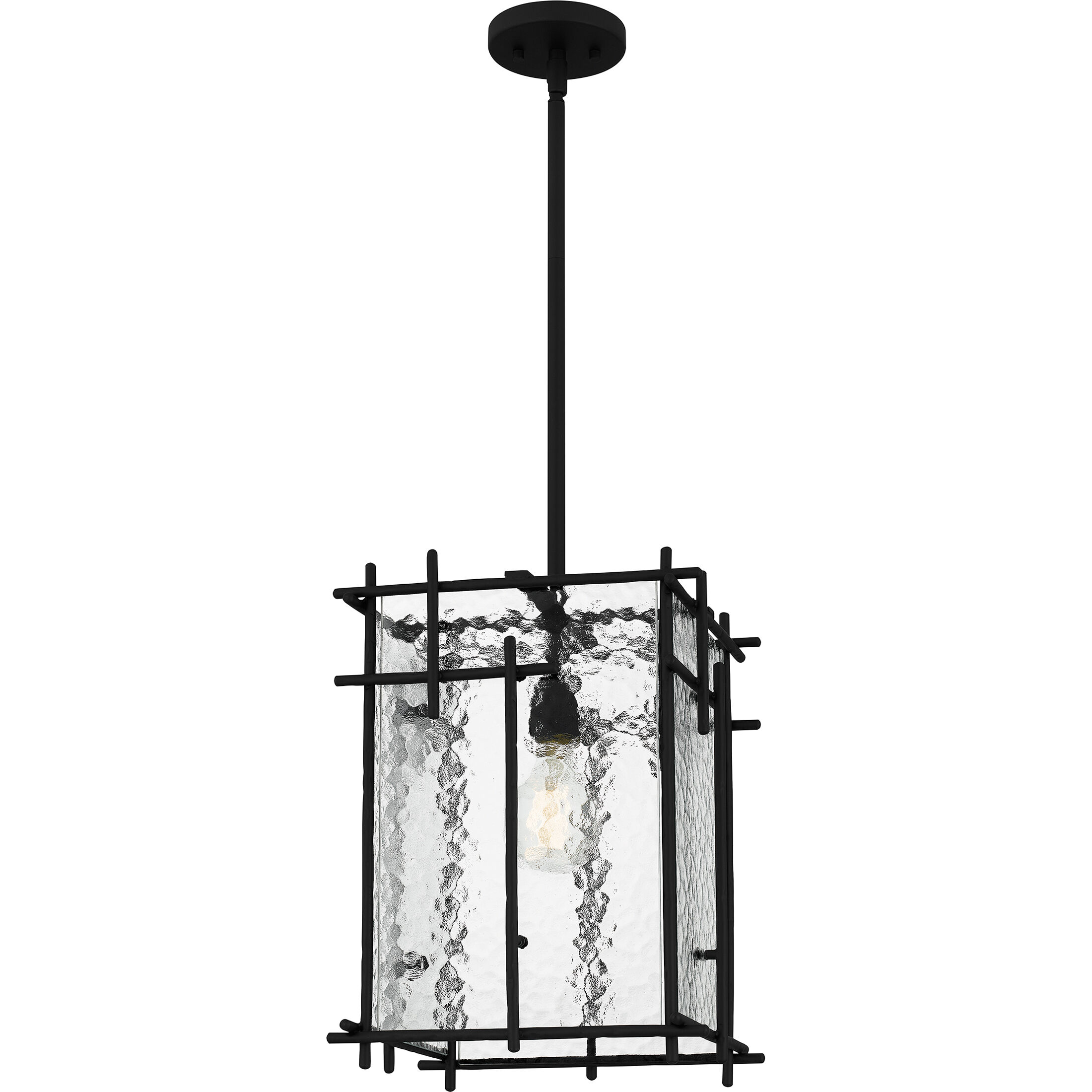 Daphne 1 Light 12.5 inch Matte Black Mini Pendant Ceiling Light