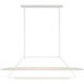 Kelly Wearstler Teline LED 54 inch Matte White Oval Linear Pendant Ceiling Light
