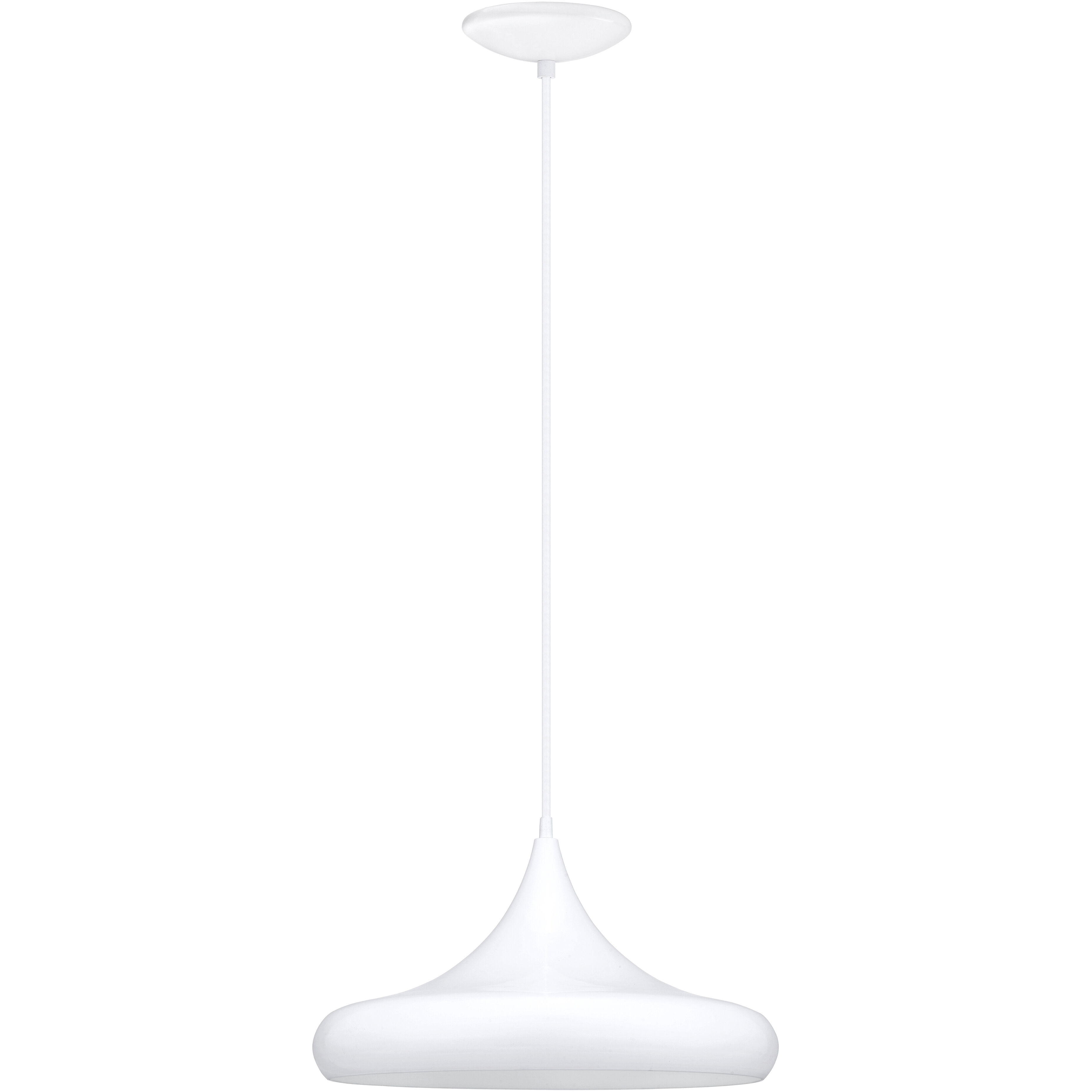 Coretto 1 Light 15.75 inch Glossy White Pendant Ceiling Light