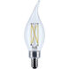 Lumos LED E12 Candelabra 5.5 watt 3500K LED Filament